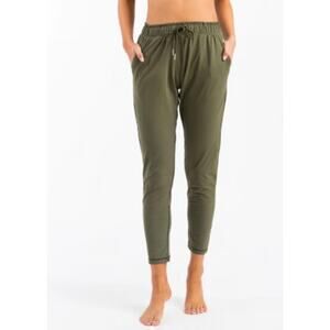 EUC Zyia Active Women’s Everywhere Pant Olive Green Size M Jogger Athleisure